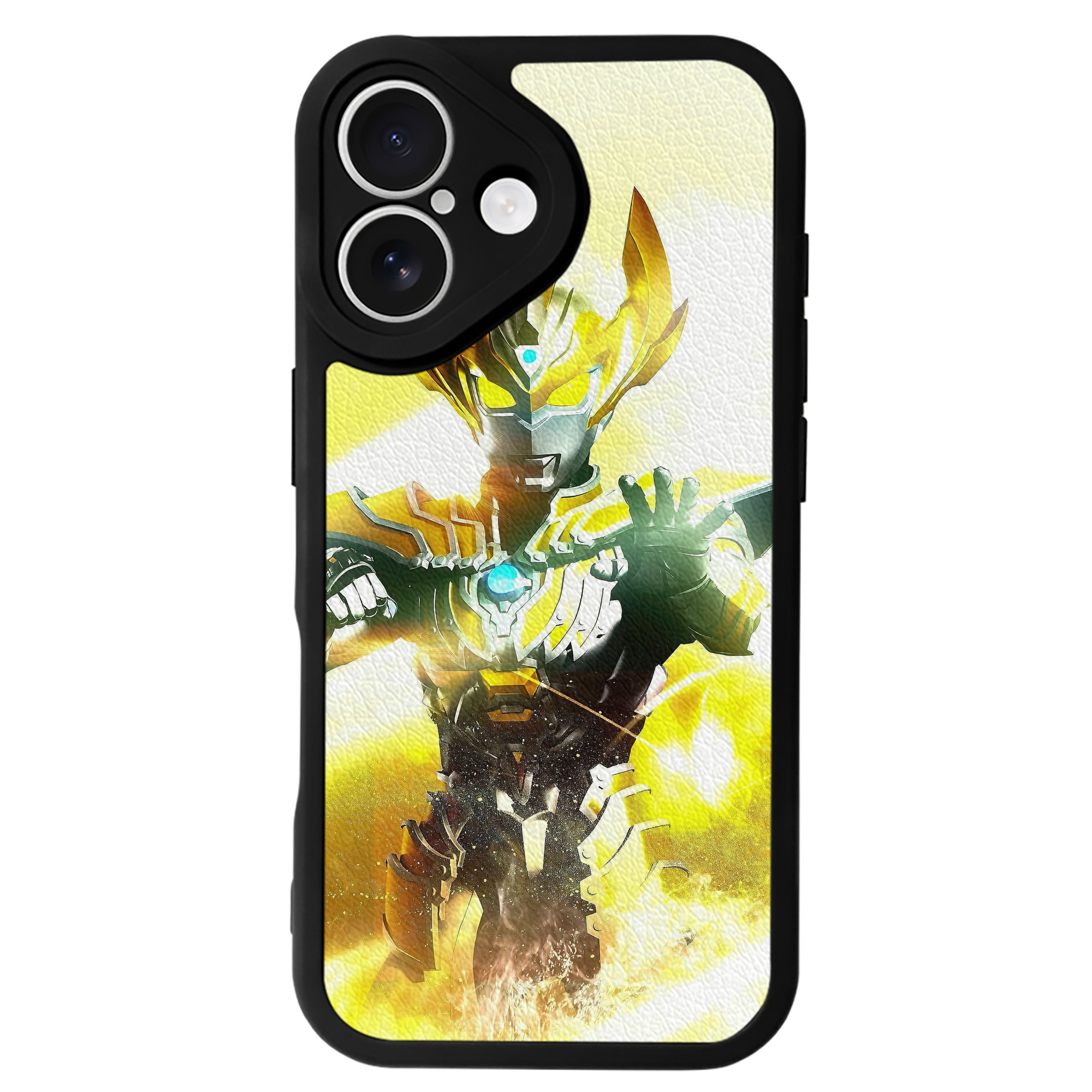 （画像用） ウルトラマン Ultraman 【iPhone 16シリーズ対応】シリコンスマホケース（レザー調） 材質：シリコン